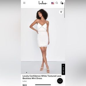 Brand new Lulus mini dress
